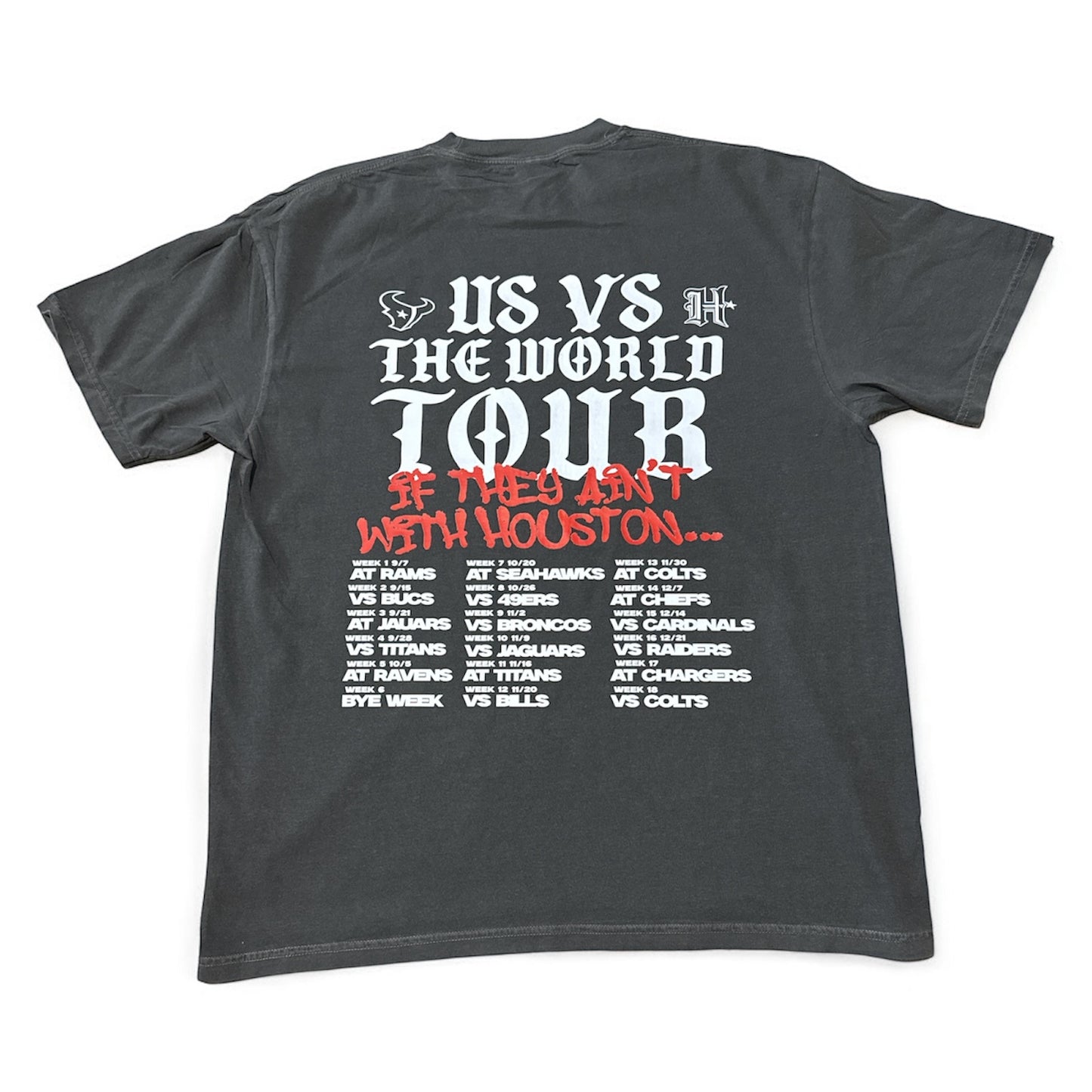 Houston Texans 25' Schedule Tee