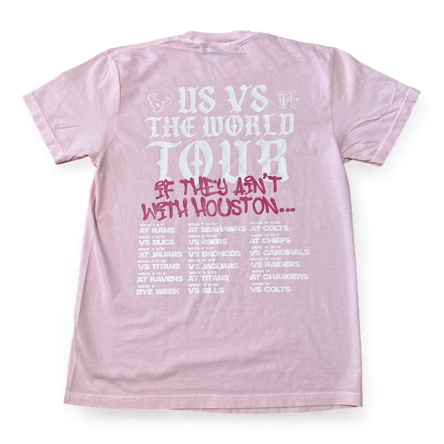 Houston Texans 25' Schedule Tee