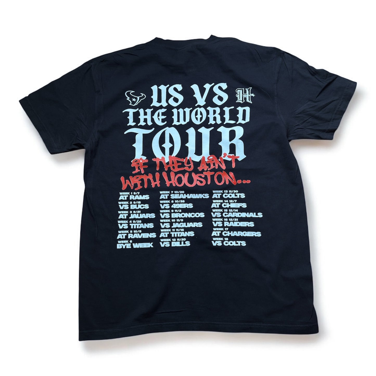 Houston Texans 25' Schedule Tee