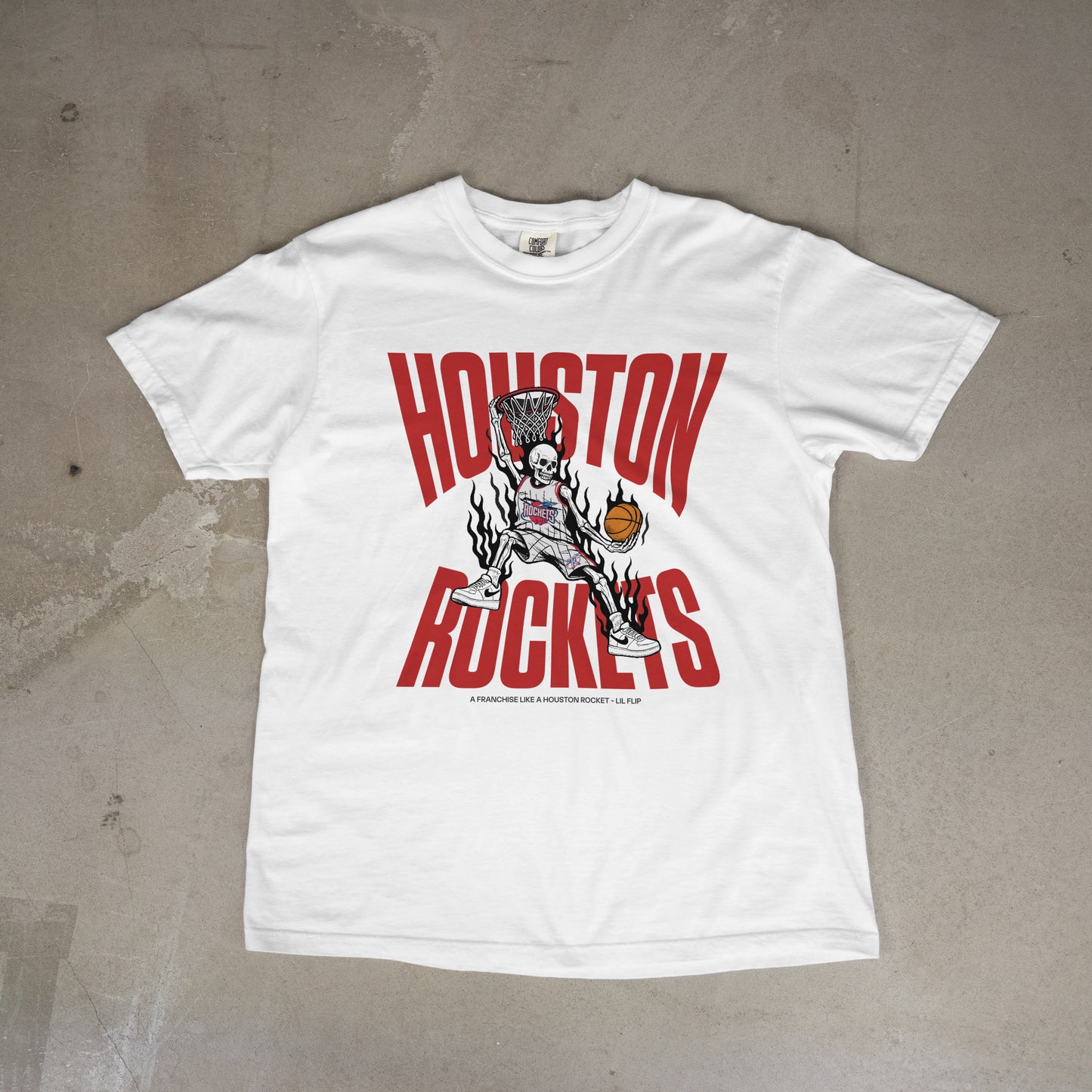 Skull Smash Houston Rocket Tee